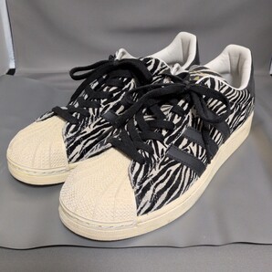【割引】adidas アディダス Originals★SUPERSTAR スーパースター★ゼブラ柄★28センチ