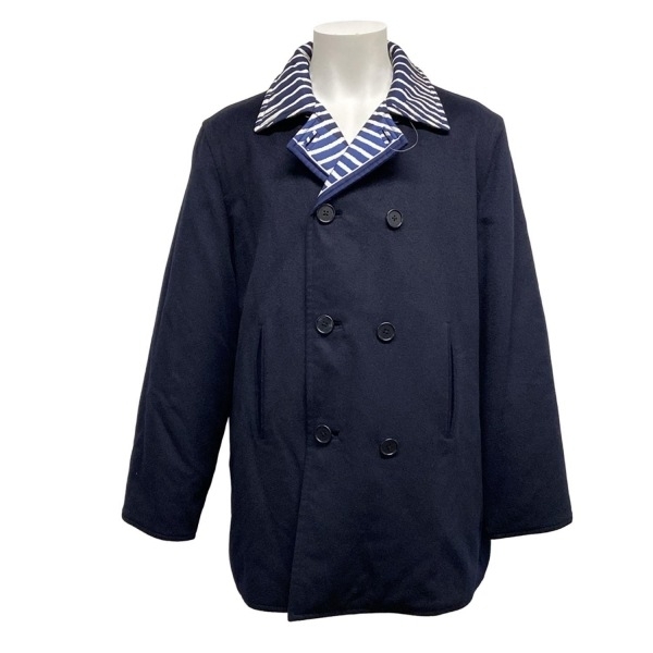 希少　マルジェラ期　エルメス　シルク　リバーシブル　中綿コート　雪の結晶　L HERMES by MartinMargiela エルメス マルジェラ期 2WAY 中綿 シル