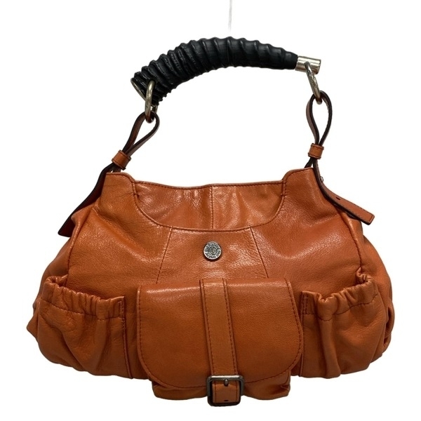 イヴ・サンローラン モンバサ ワンショルダー リヴゴージュ レザー ブラウン 希少⭐️イヴサンローラン モンバサ ワンショルダー リヴゴージュ