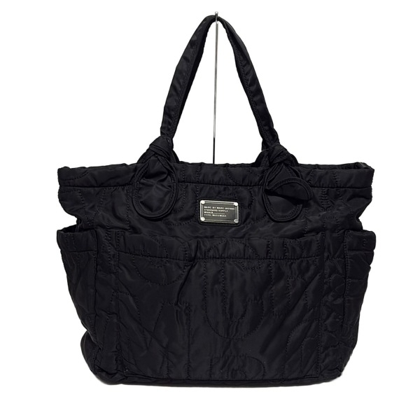 美品 マークジェイコブス マザーズバッグ ブラック キルティングバッグ MARC JACOBS ブラック キルティング マザーズバッグ MARC BY