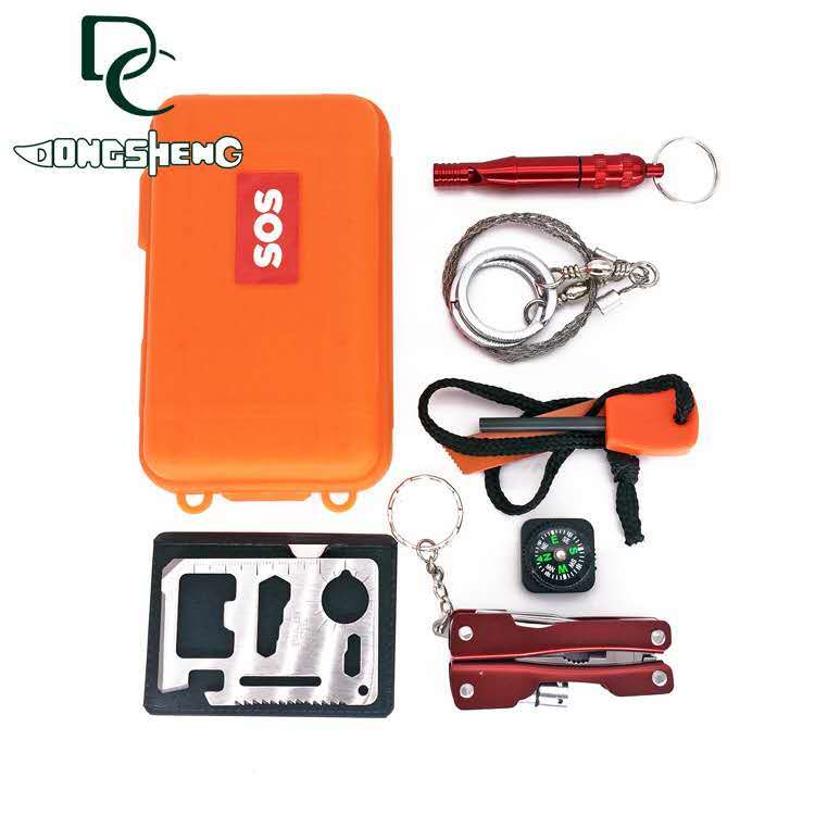 日本郵便　サバイバル 万能 ツール 6点セット 救急箱 道具 SOS 工具 ナイ