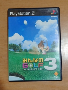 PS2 みんなのGOLF3 プレイステーション2 ソフト みんゴル