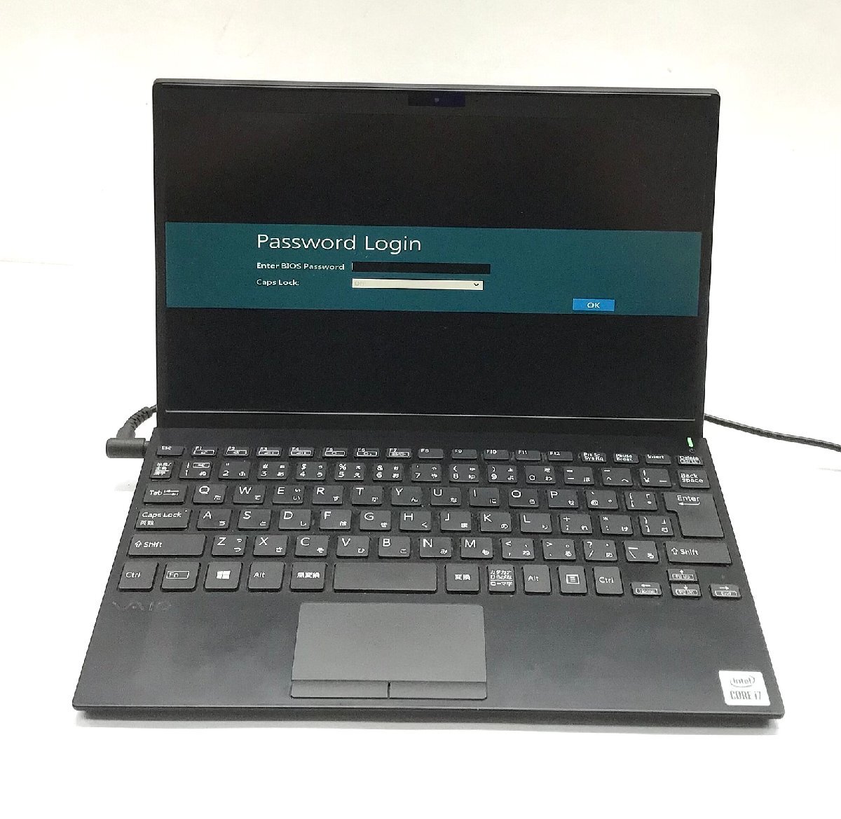 NT:*i7 no. 10 поколение * SONY VAIO VJPJ13C11N Core i7-1065G7 1.30GHz / память неизвестен / беспроводной ноутбук Junk 