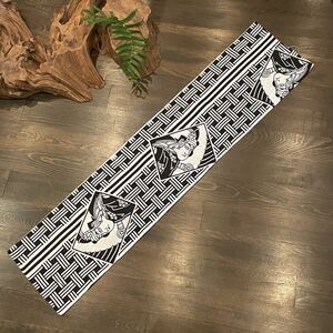 三目編み ハギレ☆和裁 三崩し 助六 白波 端切 布 傾奇者 粋 レトロ 裁縫 手芸 祭 風流 風情 侘び寂び 材料 伝統 ハンドメイド 和樂 数奇