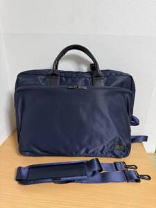 定価85,800円●新品●吉田カバン ポーターPORTER TIME タイム 3WAY ブリーフケース 品番655-08296 リュックサック ネイビー