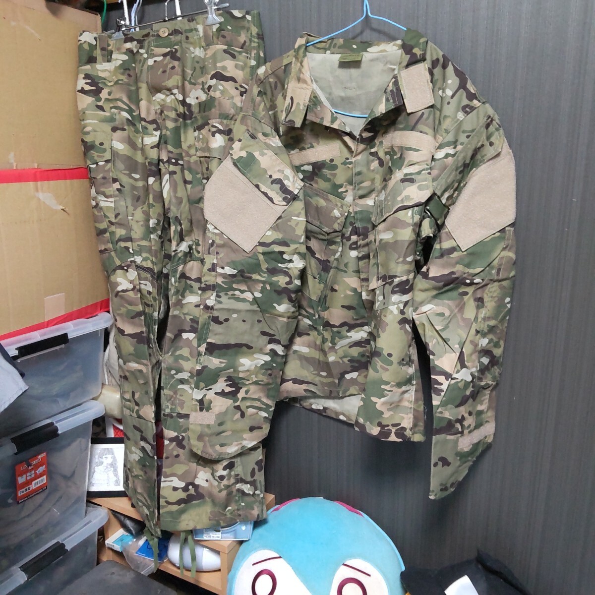 【実物】U.S. AIR FORCE 米空軍ミリタリー 迷彩服セット　8点 実物 アメリカ空軍 ACP ABU ジャケット パッチ付き A