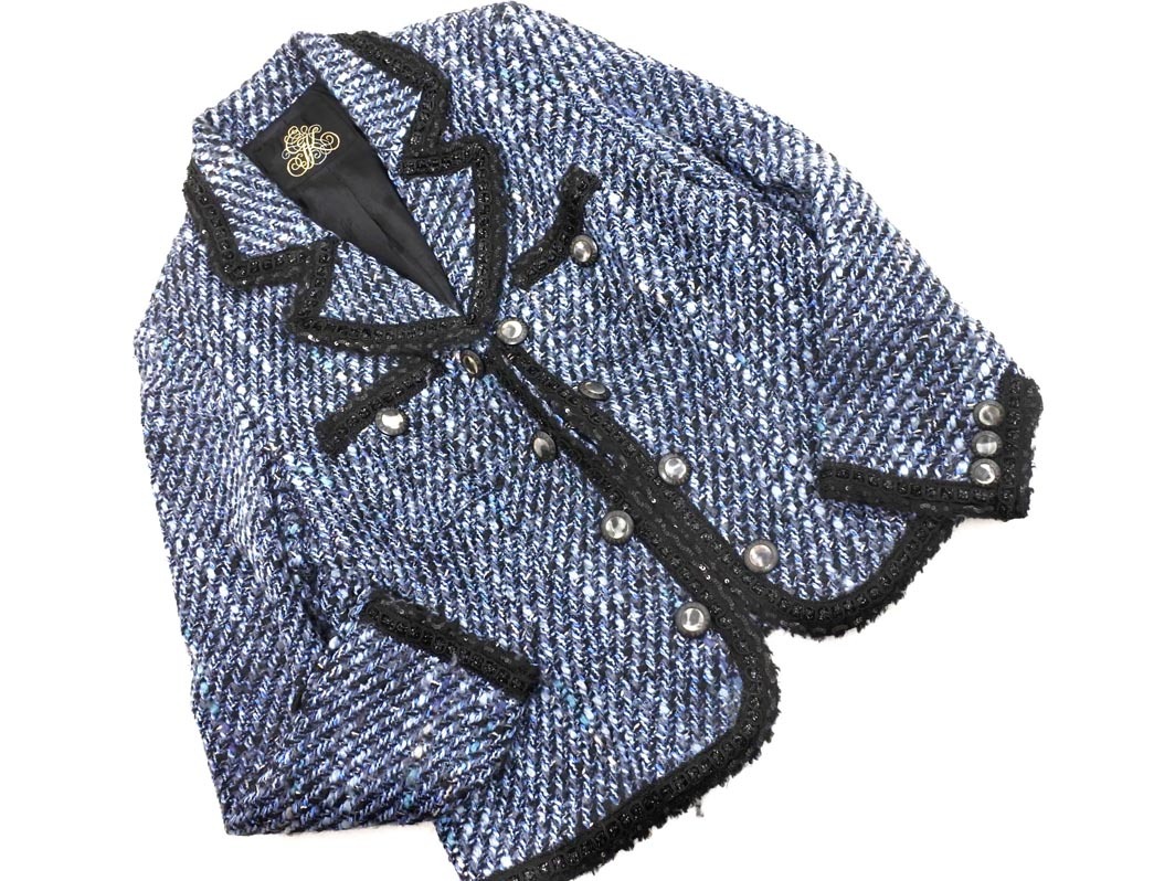 イタリヤ　伊太利屋　ジャケット　スパンコール　日本製　13 bazzstore_1137490449824