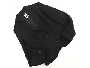 MICHEL KLEIN Мишель Кляйн 100% шерсть приталенный пиджак размер 38/черный ◇■ ☆ fja9 Женщины