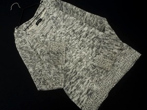 EGOIST EGOIST Свитер смешанной вязки черный х белый ◇■ ☆ fja9 Ladies