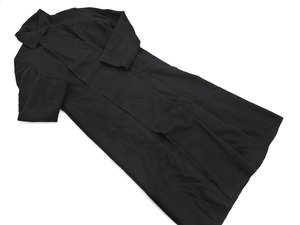 HIROKO BIS HIROKO BIS Длинное пальто из шерстяной смеси размер 9/черный ◇■ ☆ fjb6 Женщины