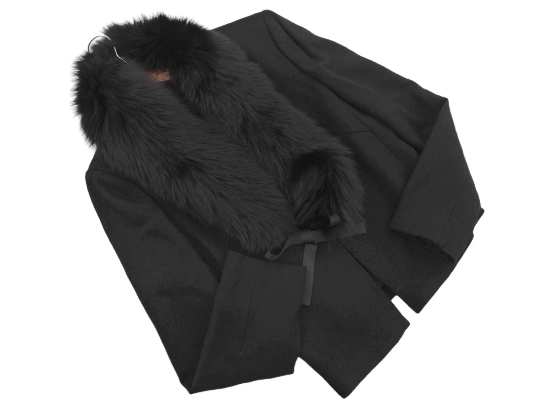 美品 SAGAFOX  ブルーフォックス 本毛皮 ハーフコート 13号 美品 SAGAFOX ブルーフォックス 本毛皮 ハーフコート 13号 2025