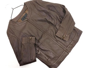 UNTITLED UNTITLED Куртка из искусственной кожи 42 размера / коричневый ◇■ ☆ fjc3 Женщины