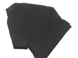 MOGA Moga 100% шерсть высокая шея вязаный джемпер размер2/черный ◇■ ☆ fjc9 Женщины