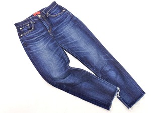 RED CARD Red Card обрезанные джинсовые брюки размер23/темно-синий ■■ ☆ fjd0 Женщины