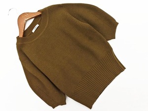 MURUA MURUA Объемный рукав вязаный свитер размерF/хаки ◇■ ☆ fjd0 Женщины