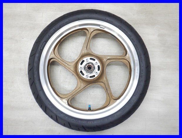 ゼファー1100 フロントホイール アクティブがリリースするカスタムホイール“ゲイルスピード TYPE