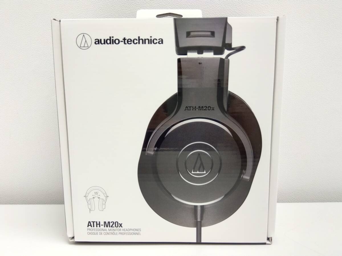 新品未使用未開封　audiotechnica　ATH-M20x ヘッドホン　有線 ATH-M20x｜ヘッドホン：ワイヤードヘッドホン｜オーディオテクニカ