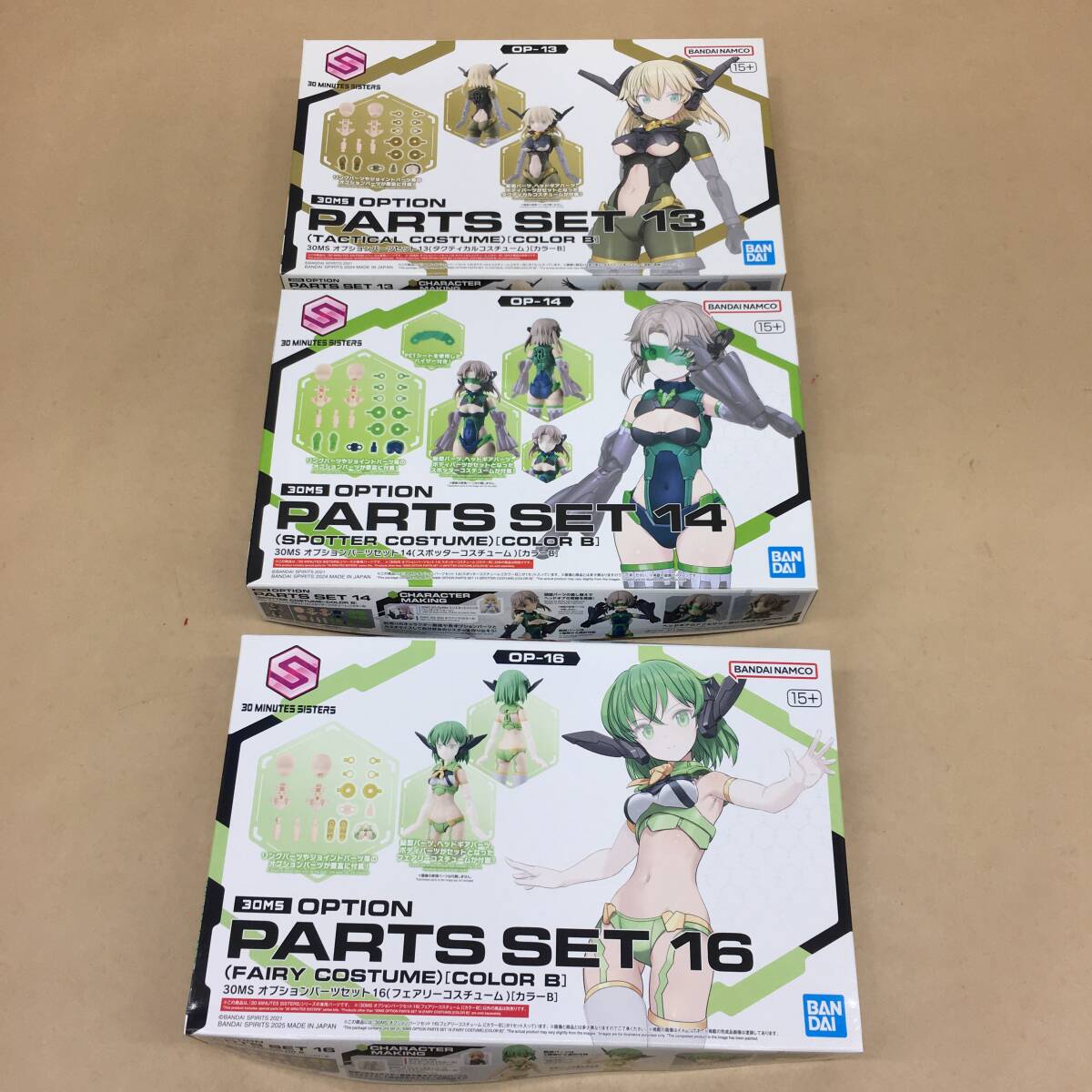 30MS 星井美希　シュレミ　サージェントコスチューム　未開封　セット 30MS 星井美希 シュレミ サージェントコスチューム 未開封