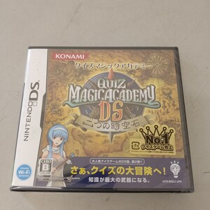 管理番号3-1293 クイズマジックアカデミーDS 二つの時空石 ニンテンドーDS コナミ 未開封
