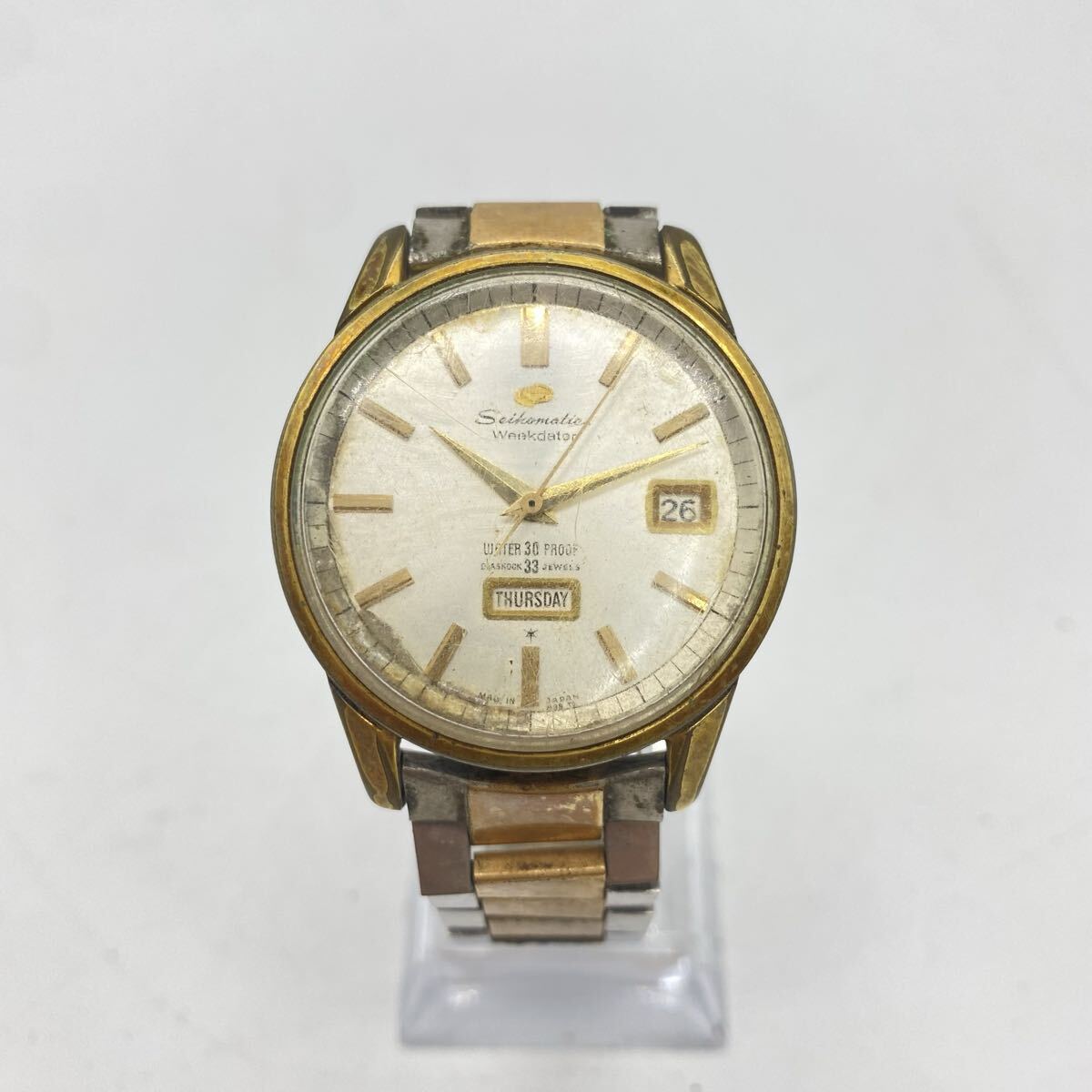 SEIKO Seikomatic weekdater 自動巻き 時計 SEIKO / MATIC WEEKDATER -see through back- | UTDESIGN