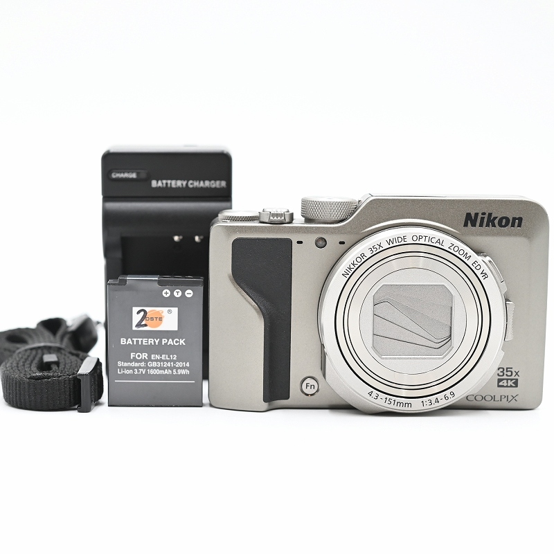 【新品未使用】Nikon(ニコン) COOLPIX A1000 シルバー Nikon COOLPIX A100 シルバー A100SL（中古） - カメラ高価買取