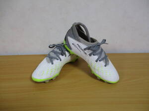 Adidas * футбол для < шиповки * обувь >*21cm белый * чёрный * желтый зеленый