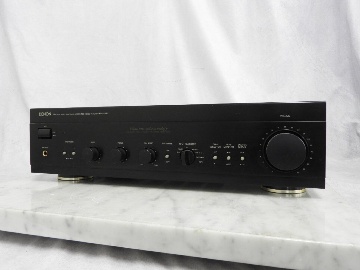 プリメインアンプ DENON PMA-390IV ブラック　本体のみ Amazon.co.jp: Denon プリメインアンプ エントリークラス