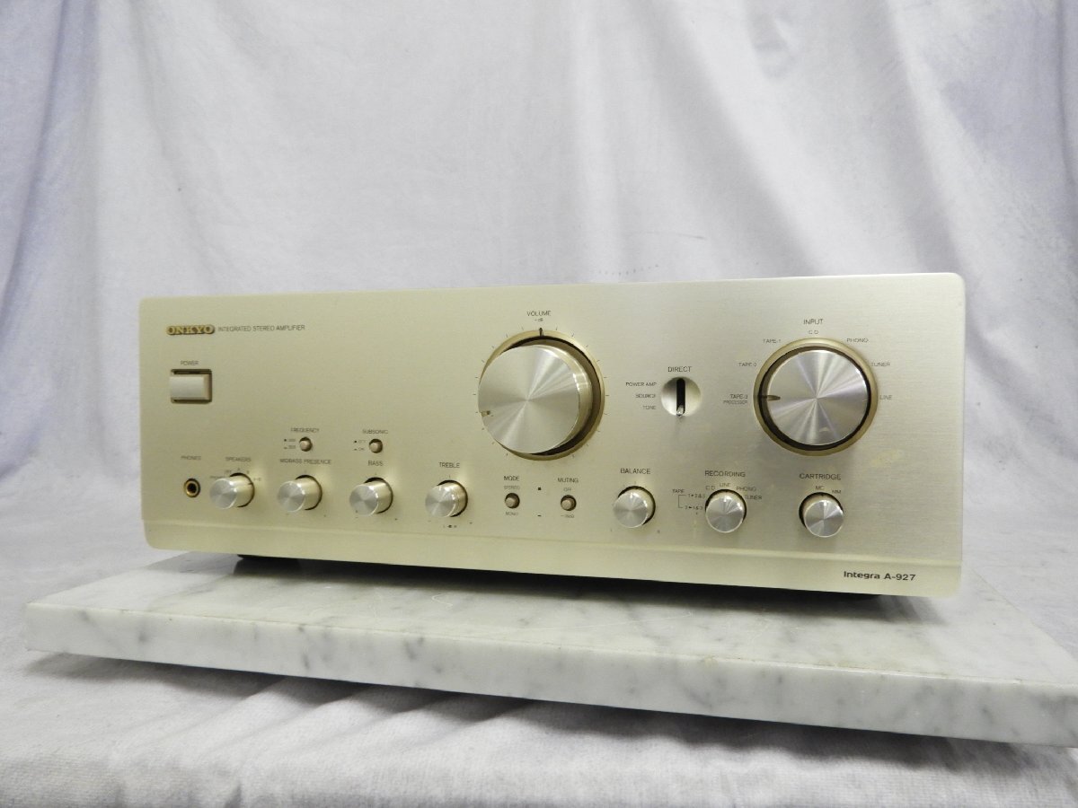 美品 ONKYO A-927 プリメインアンプ オーディオ プリアンプ 高音質 アバックWEB-SHOP / 【中古】ONKYO A-927【コード21-06173