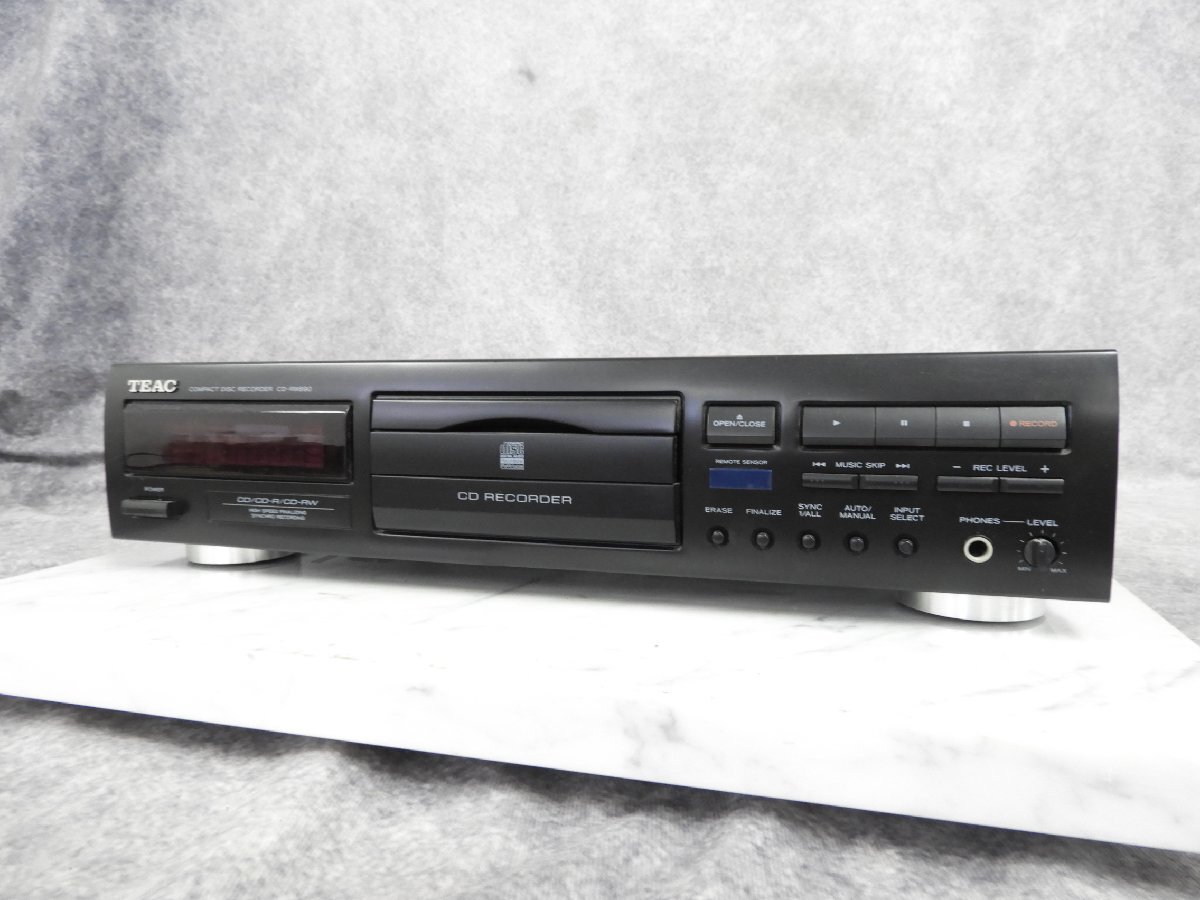 優良動作品 TEAC CDレコーダー ブラック CD-RW890-B TEAC CDレコーダー ブラック CD-RW890-B TEAC CD-RW890 Compact