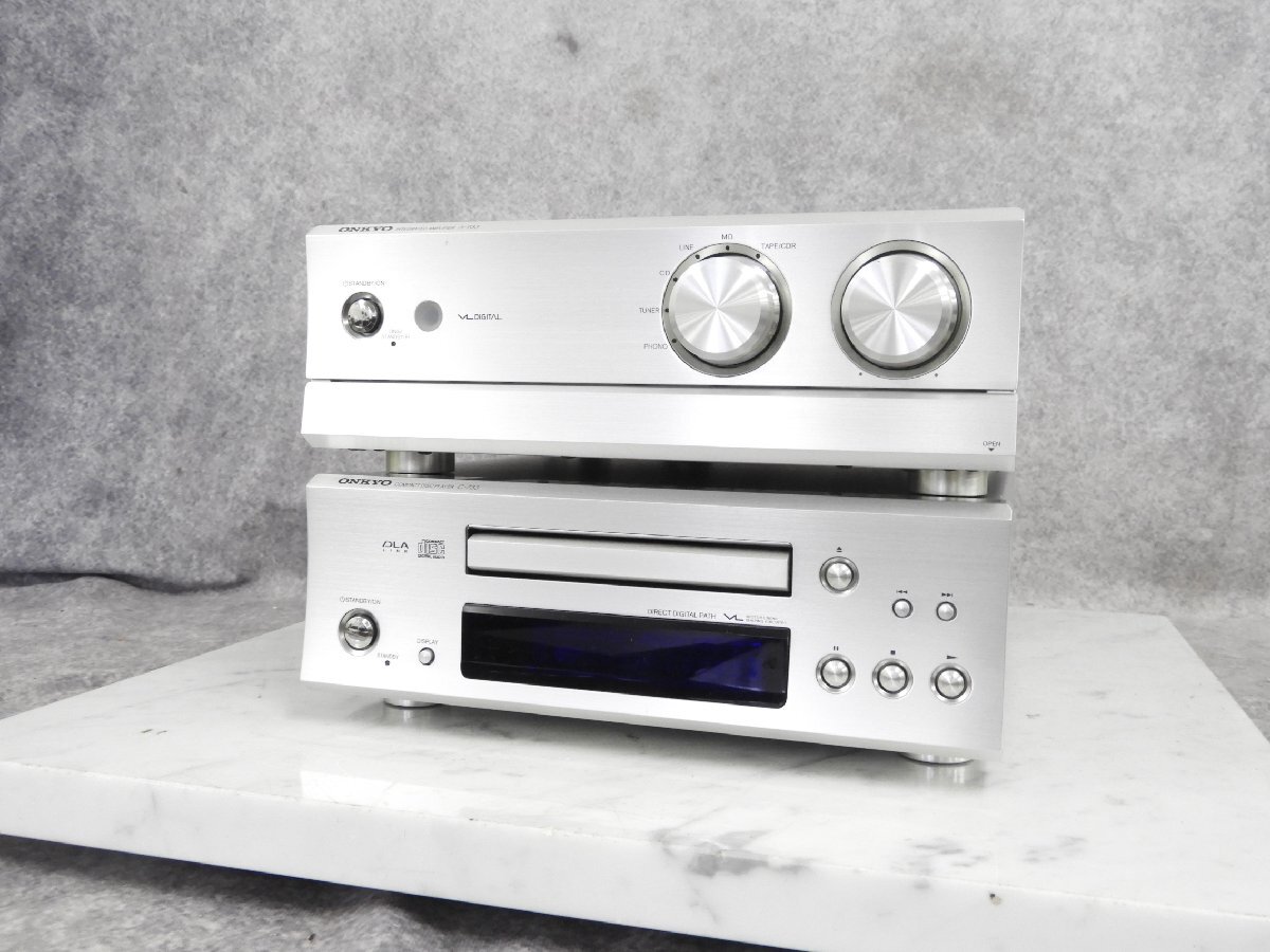 ハチミツ　ONKYO アンプ A-933 CDプレーヤー　733 2025年最新】a 933 onkyoの人気アイテム - メルカリ