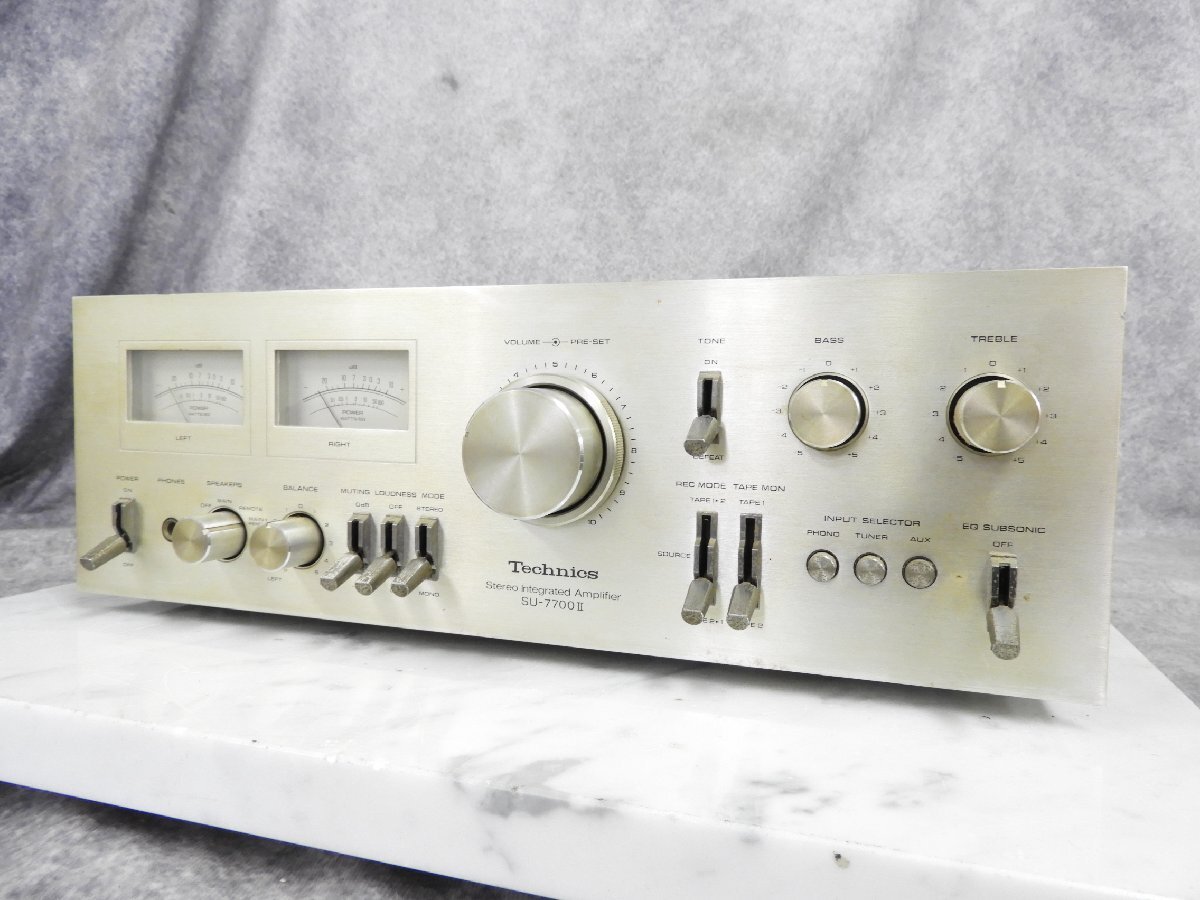 テクニクス Technics プリメインアンプ SU-7700Ⅱ【美品動作良好】 Amazon.co.jp: Technics テクニクス ナショナル 松下電器産業 SU-7700