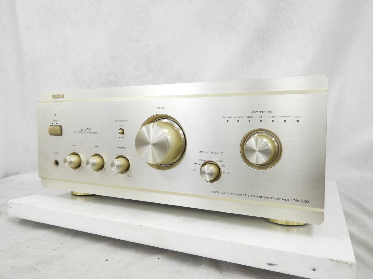 【通電OK】DENON PMA-2000 プリメインアンプ 動作保証 通電OK】DENON PMA-2000 プリメインアンプ 動作保証 - メルカリ