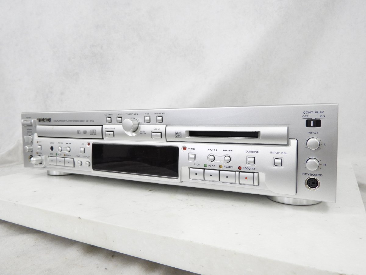 ◆MD録音履歴31時間◆TEAC CDプレーヤー/MDレコーダーMD-70CD MD-70CD | 製品トップ | TEAC - プレミアムオーディオ