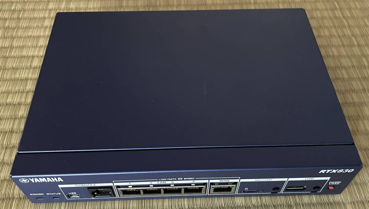 中古動作純正品YAMAHA ギガアクセス VPN ルーター RTX830 楽天市場】中古 YAMAHA （ ヤマハ ） ギガアクセスVPN