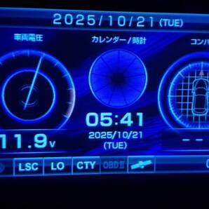 ★「最新版データ入」視界邪魔ならミラー型 ZERO 500M 美品 OBD2対応 レーダー ⑧ ★