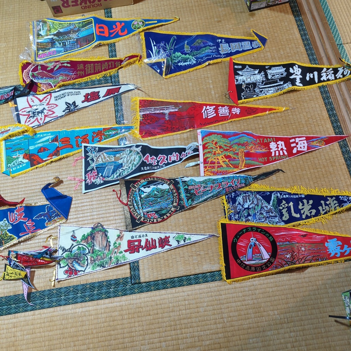 観光地ペナント ２９枚 観光地ペナント 29枚