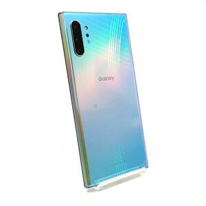 SAMSUNG Galaxy Note10+ 256GB オーラグロー au SCV45 白ロム【難有】【最速発送】