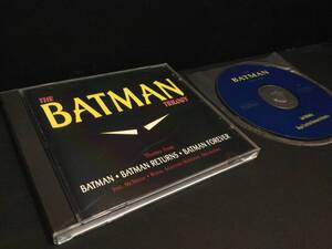 【希少・美品 1997年発売 25年余り所有 輸入盤・廃盤】④ BATMAN バットマン / THE BATMAN TRILOGY Soundtrack CD