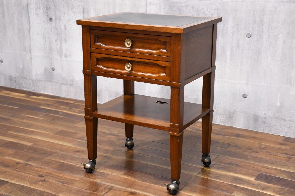 最終お値下げ　ドレクセル　ツーレイン　サイドテーブル￼ Yahoo!オークション -「ドレクセルヘリテイジ」(テーブル) (家具