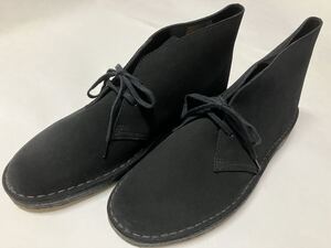 未使用品 クラークス デザートブーツ ブラック UK7 EU41 US7.5 JAPAN25.5 スエード Clarks Desert Boot Black