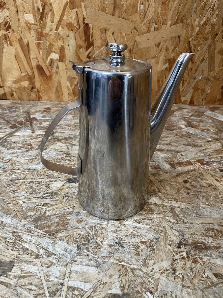 【希少】日本航空　JAL ステンレス製 水差し ポット　レトロ　新品未使用　レア 希少】日本航空 JAL ステンレス製 水差し ポット レトロ 新品未使用 レア