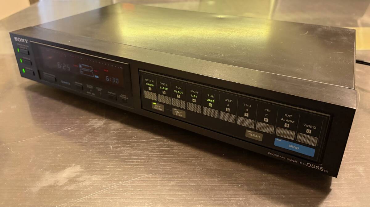 値下 SONY PT-D555ES ESシリーズ 最上級のプログラムタイマー PT-D555ES SONY - 中古オーディオ 高価買取・販売 ハイファイ堂