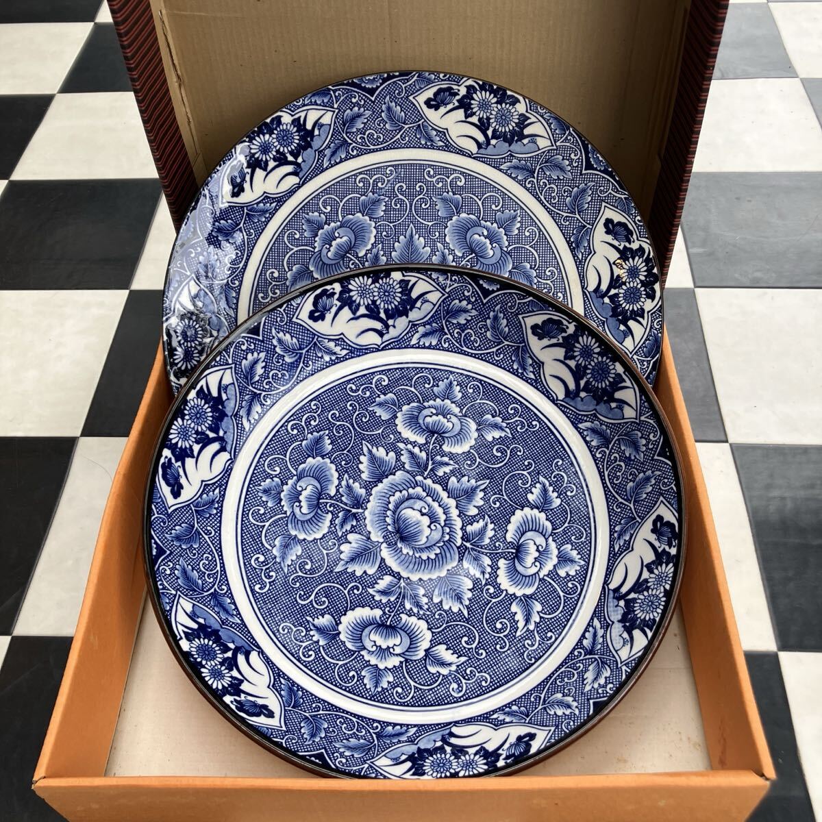 2025年最新】Yahoo!オークション -染付大皿の中古品・新品・未