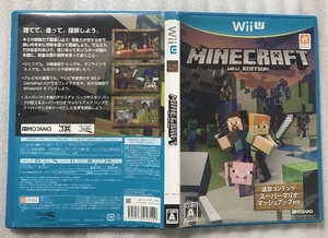 MINECRAFT マインクラフト Wii U EDITION マイクロソフト Wii U