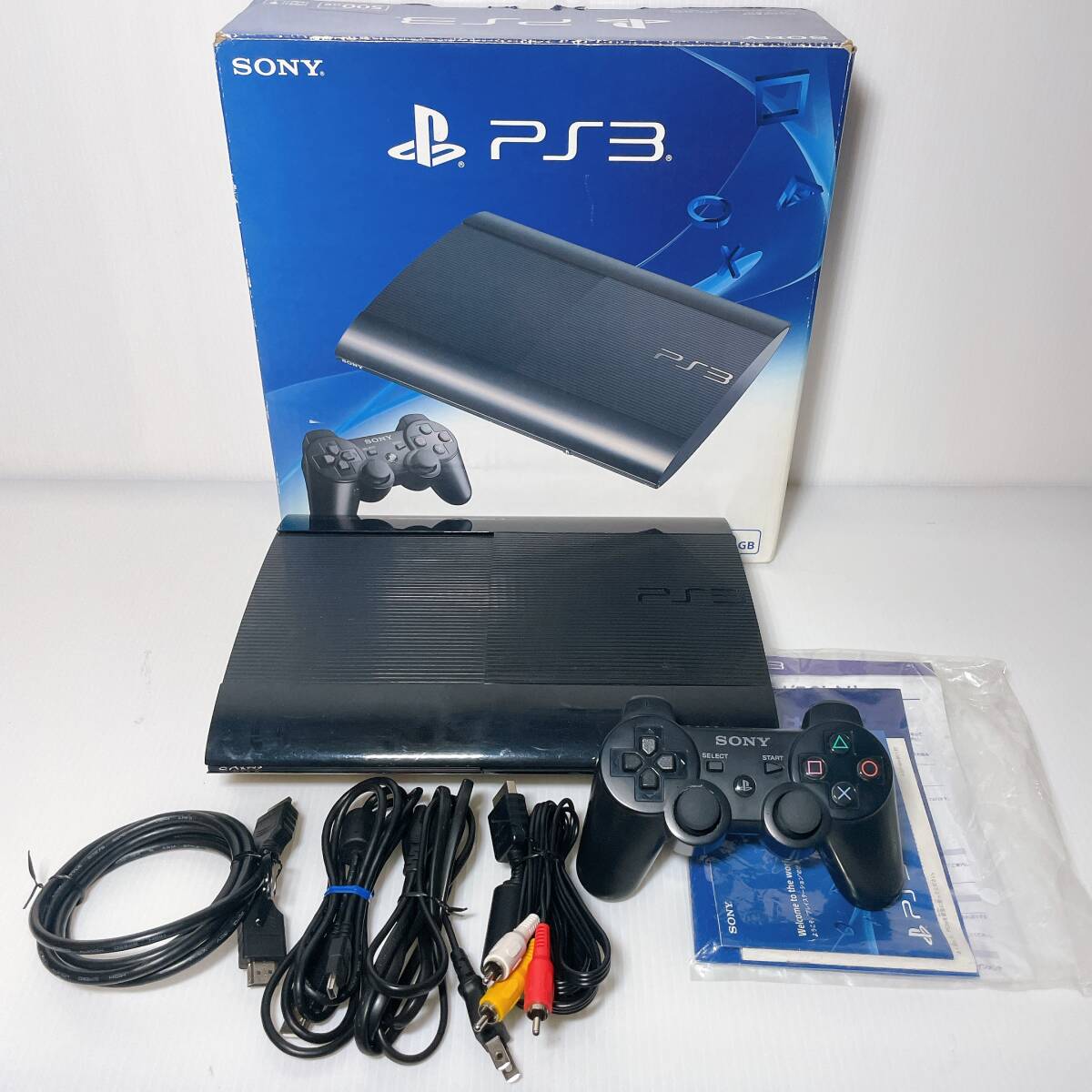 SONY PlayStation3 CECH-4300C ＋HDMIケーブル PlayStation3 AVケーブル（HDMIケーブルも選択可） 電源コード