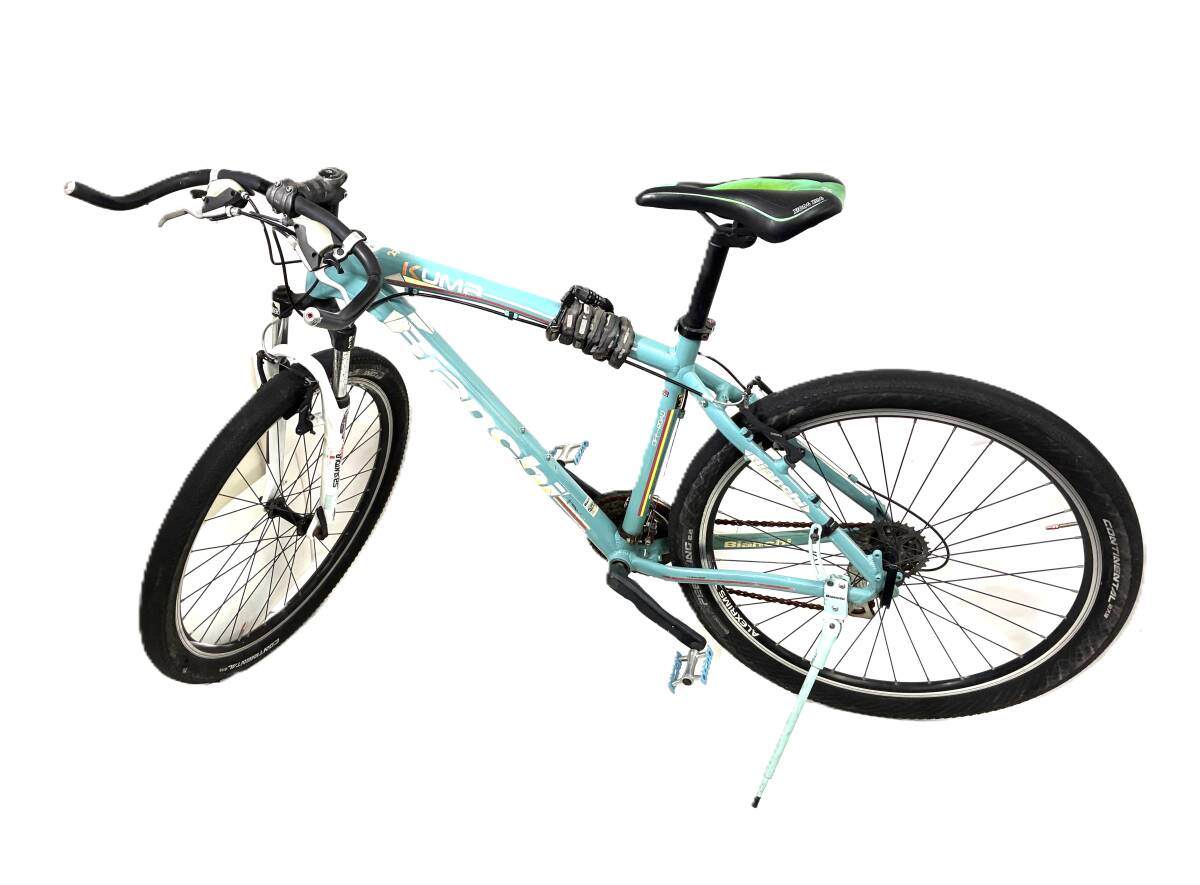 【ジャンク品】Bianchi Kuma マウンテンバイク アクアブルー Yahoo!オークション -「ビアンキ bianchi kuma」(車体) (自転車