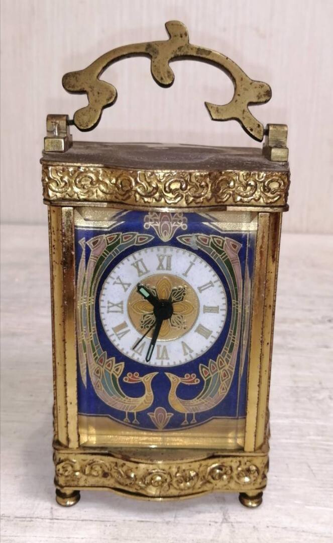 家型をしたかわいい古いレトロアンティーク金属枠置時計（精度未確認美品動作品） 2025年最新】Yahoo!オークション -レトロ置き時計の中古品・新品