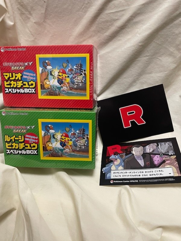 新品未開封品　ポケモンセンター トランプ マリオピカチュウ ルイージ 新品未開封品 ポケモンセンター トランプ マリオピカチュウ