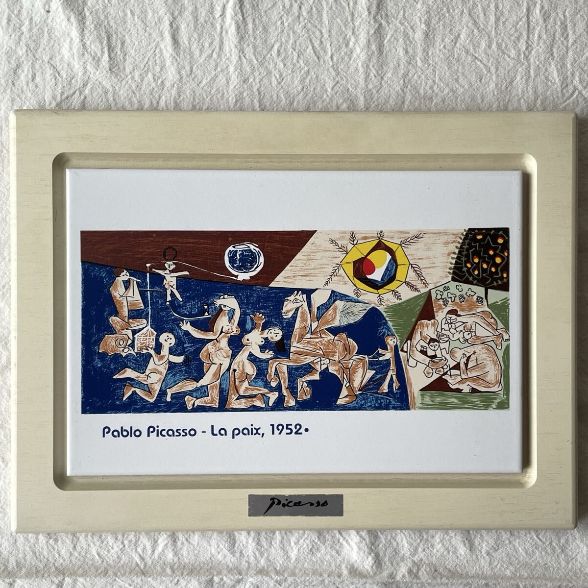 ピカソ　・PICSSO、豪華大判 限定額装版、サイン入り　No69 ピカソ ・PICSSO、豪華大判 限定額装版、サイン入り No69 ピカソ