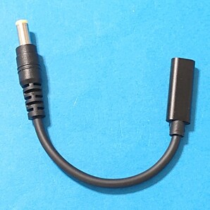 送無即 PD充電器用 DECOYデコイ トリガーケーブル 12V~3A TYPE-Cメス USB-C タイプC アダプタ プラグ5.5*2.1-2.5MM 長さ約16㎝ 管机上